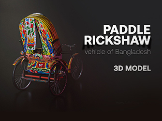 Paddle rickshaw