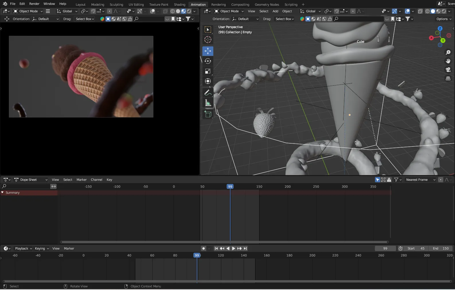 Cone-Ice-Cream-3D-Commercial-by-Billal-Hossain-Sovon-B.H-Sovon-Blender-3d-03