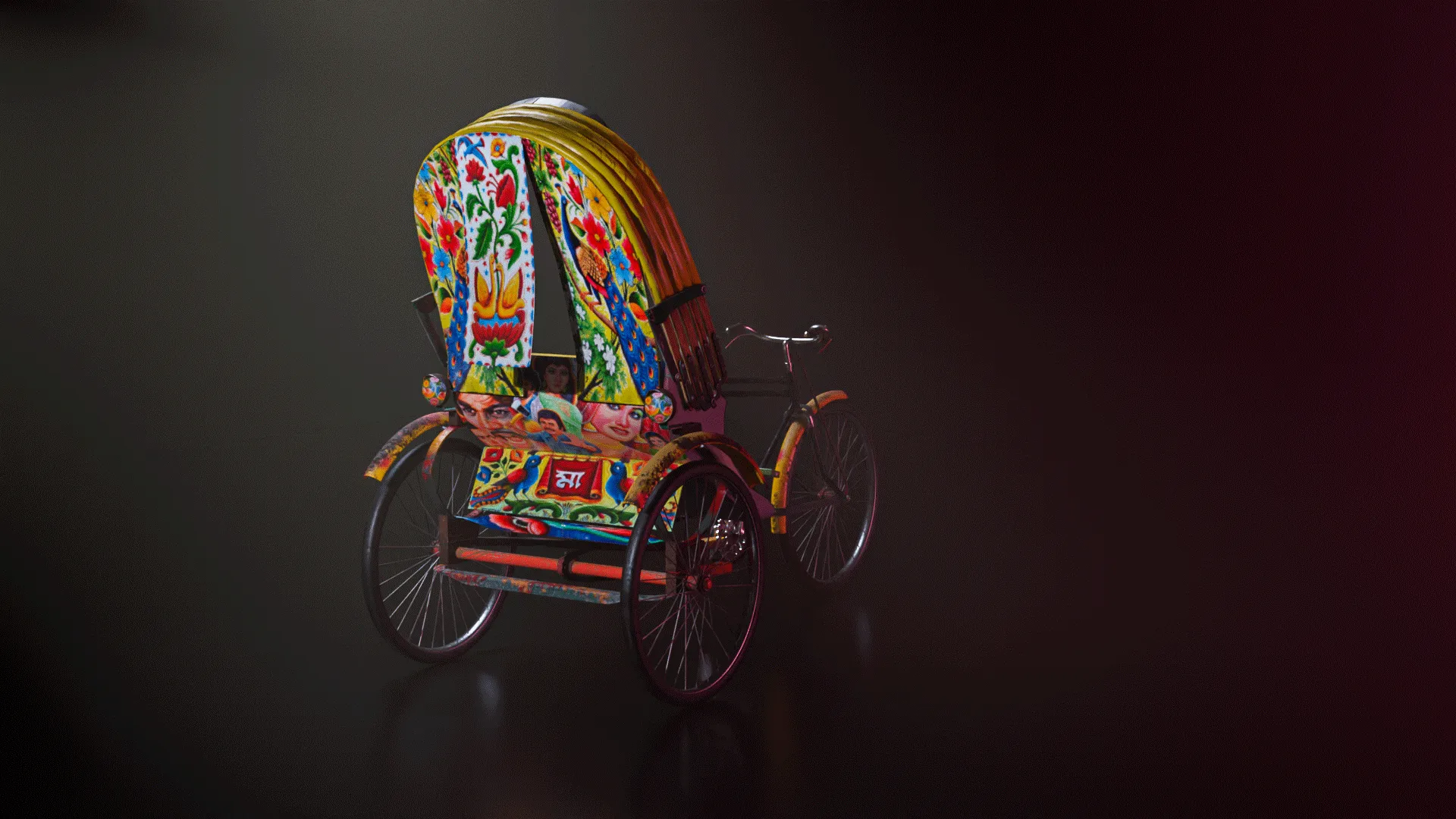 Bangladeshi Local Vehicle 3D Model